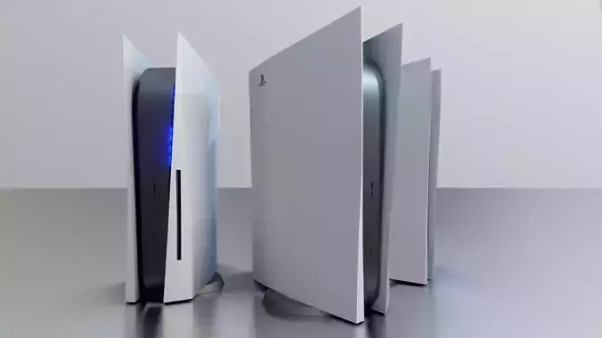 Play Station 5 Low Poly