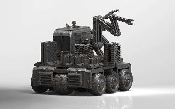 OCRV sci fi repair vehicle  3D print model
