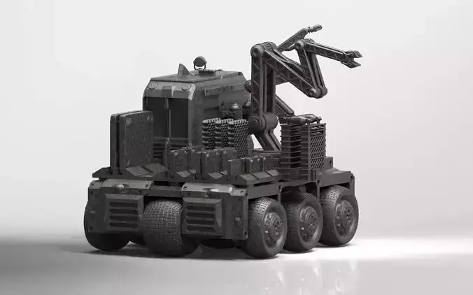 OCRV sci fi repair vehicle  3D print model