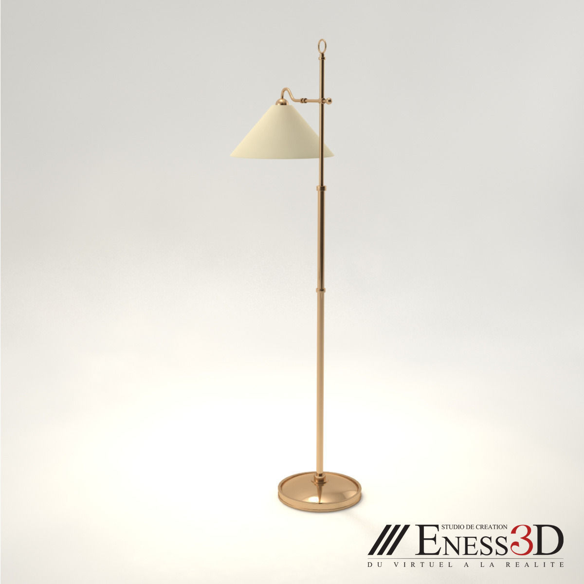 Tisserant-Floor Lamp-50 Free 3D model_2