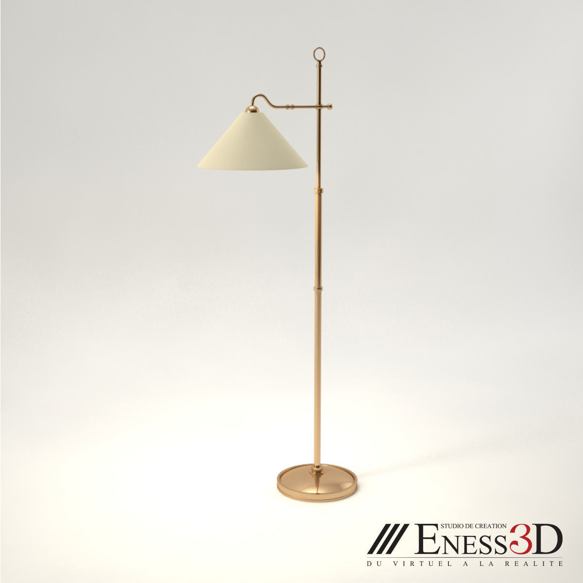 Tisserant-Floor Lamp-50 Free 3D model_1