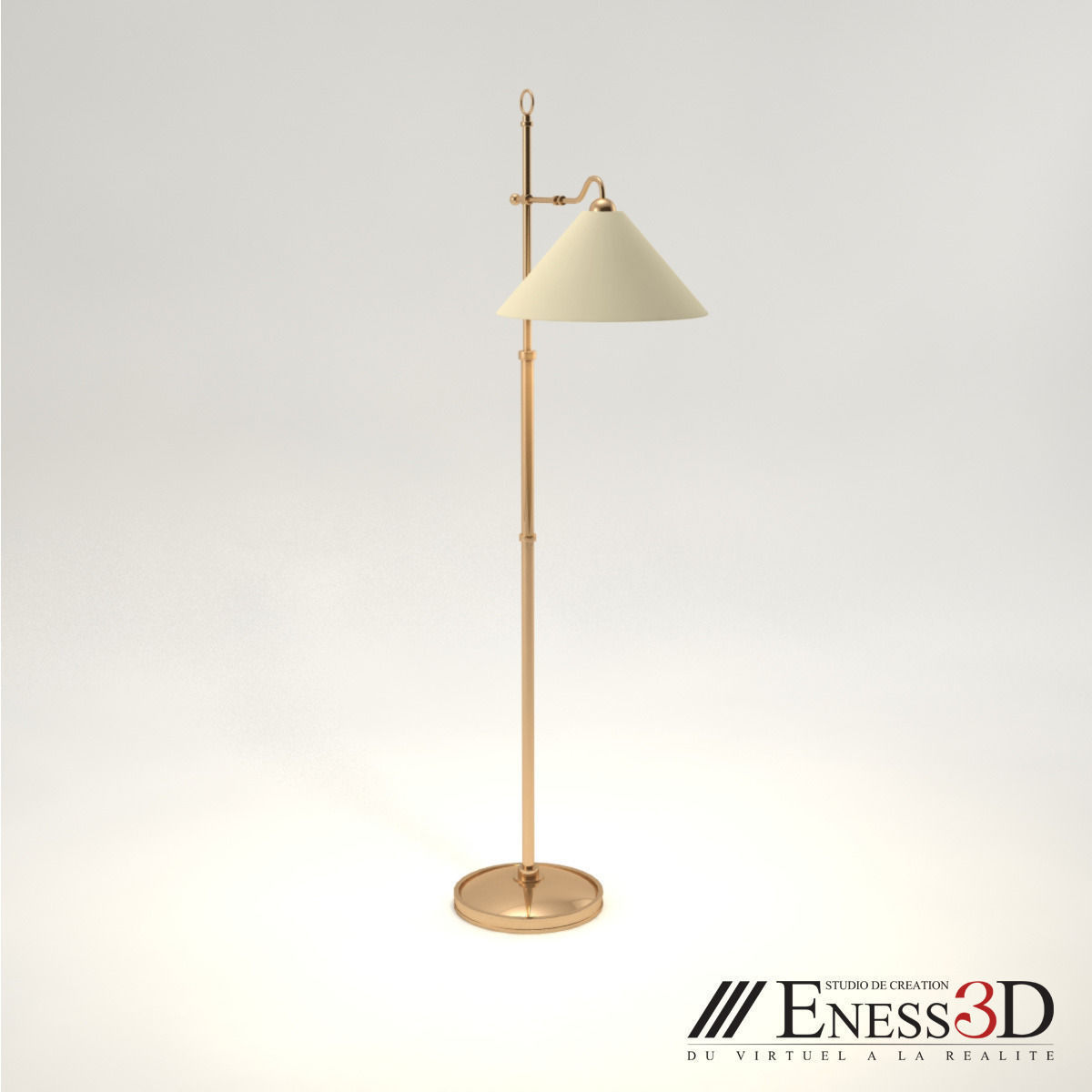 Tisserant-Floor Lamp-50 Free 3D model_3