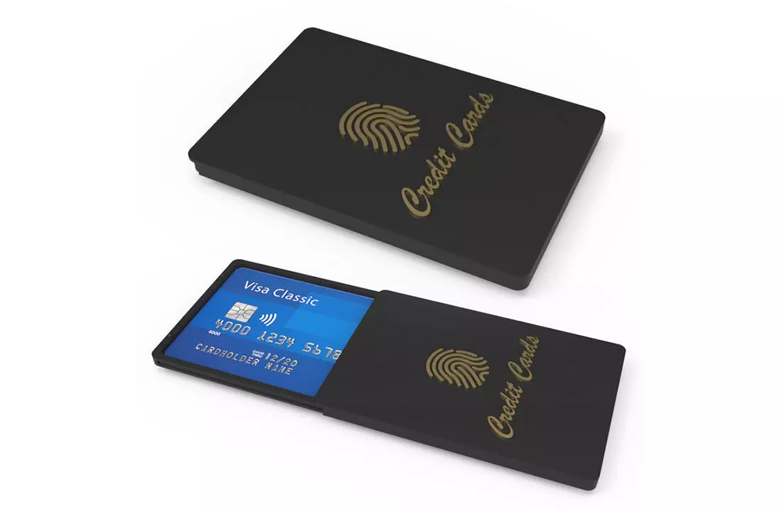 Credit Card Wallet 3D print model_0