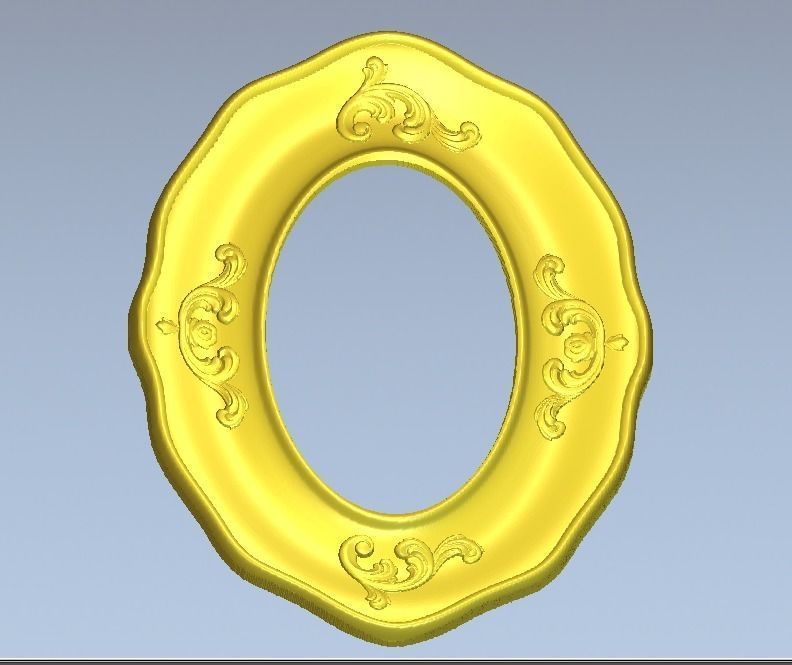 Oval frame