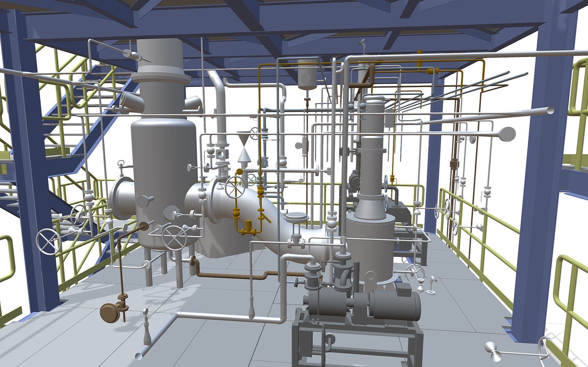 Process Plant UAE - Assembly 3D print model_5