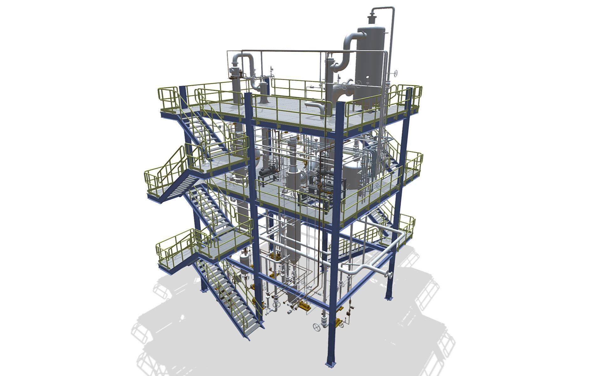 Process Plant UAE - Assembly 3D print model_11