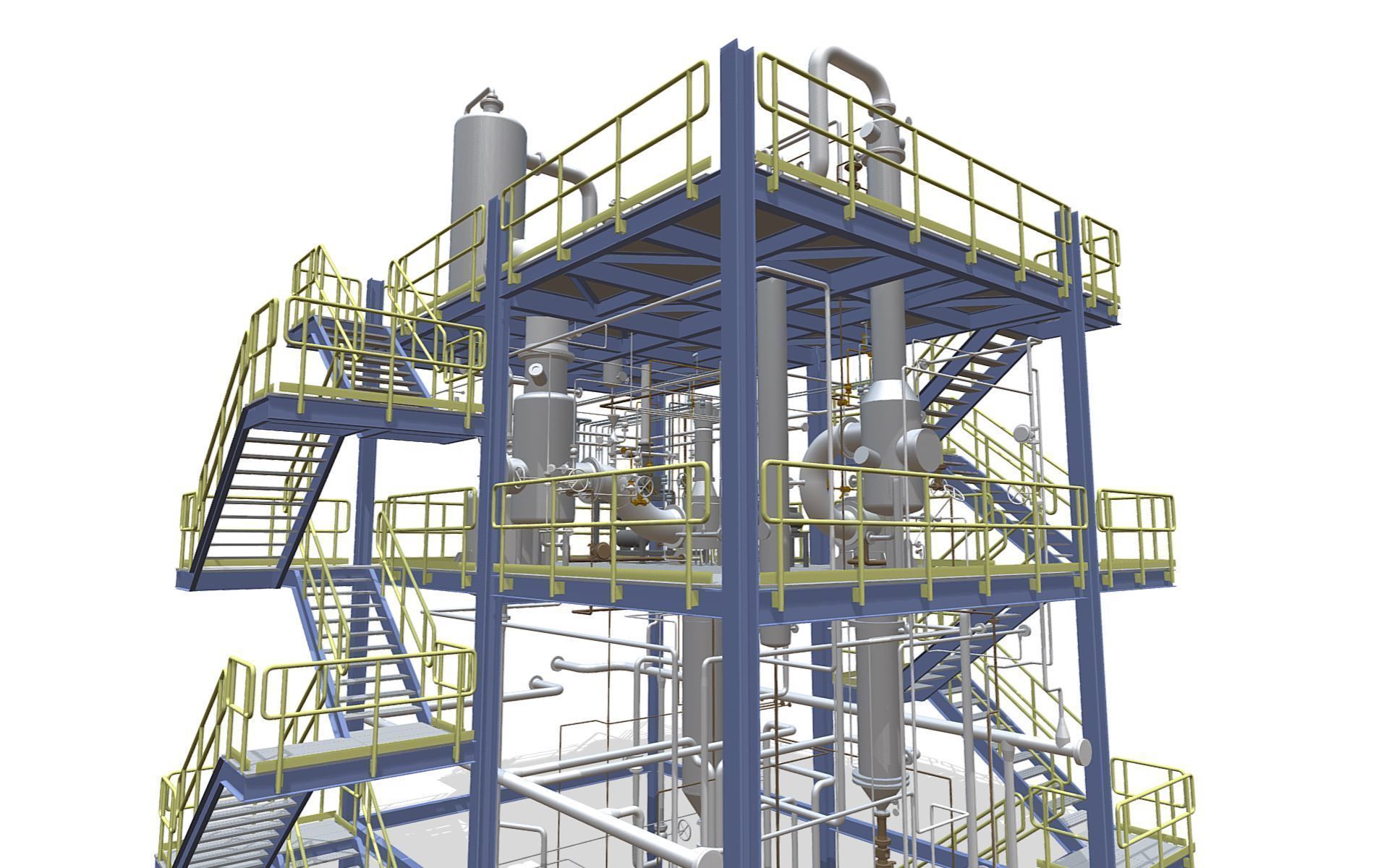 Process Plant UAE - Assembly 3D print model_4