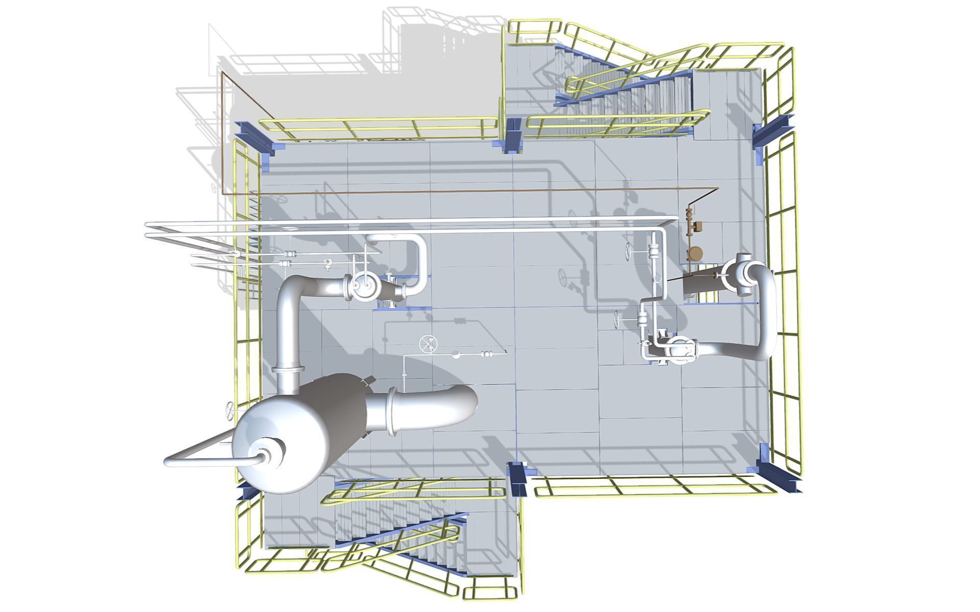 Process Plant UAE - Assembly 3D print model_16
