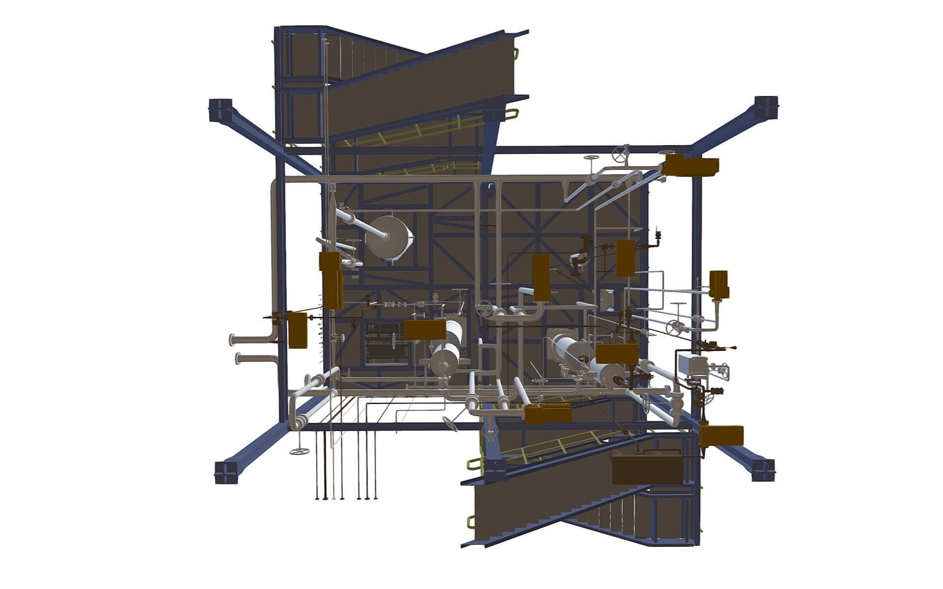 Process Plant UAE - Assembly 3D print model_7