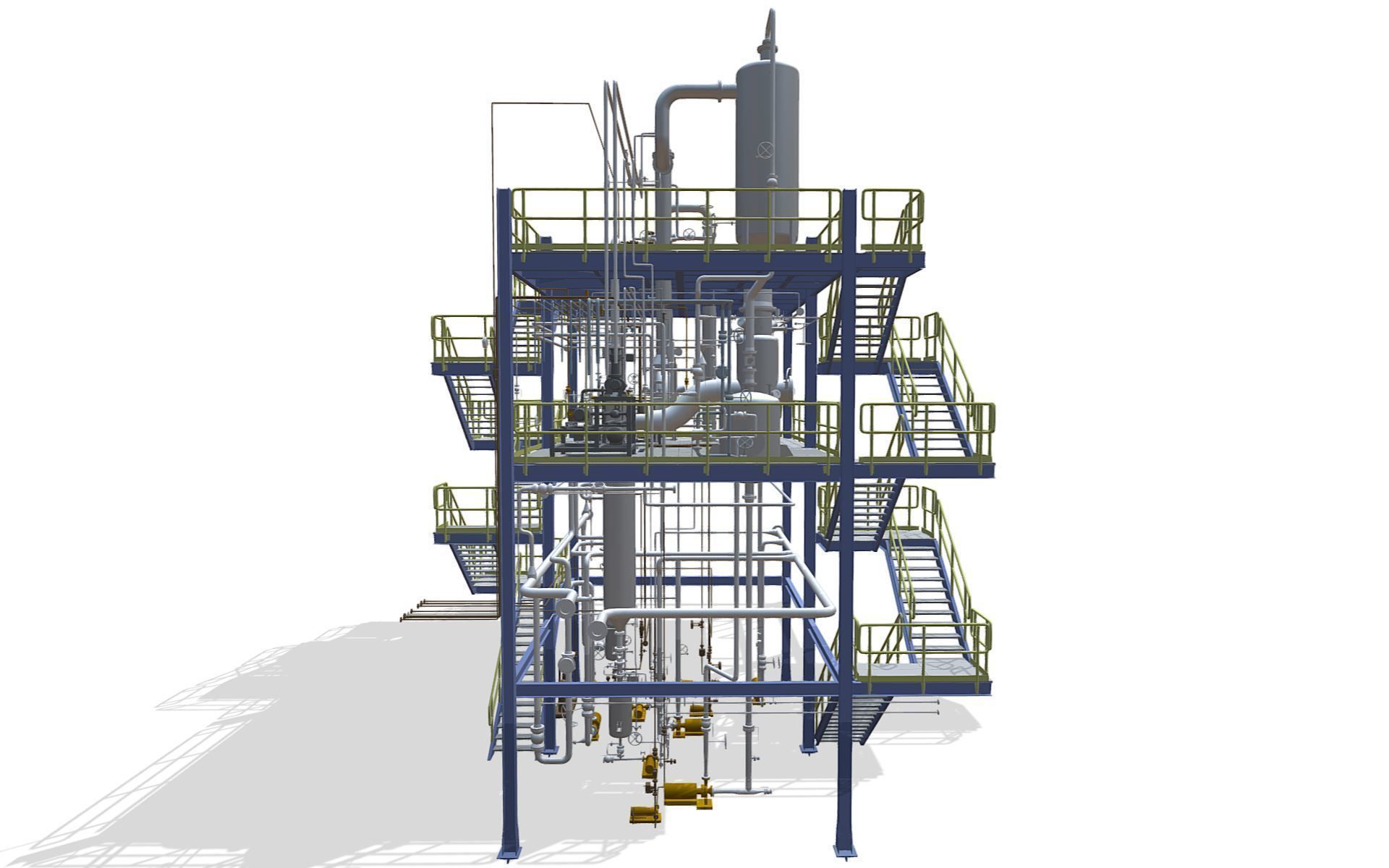 Process Plant UAE - Assembly 3D print model_12