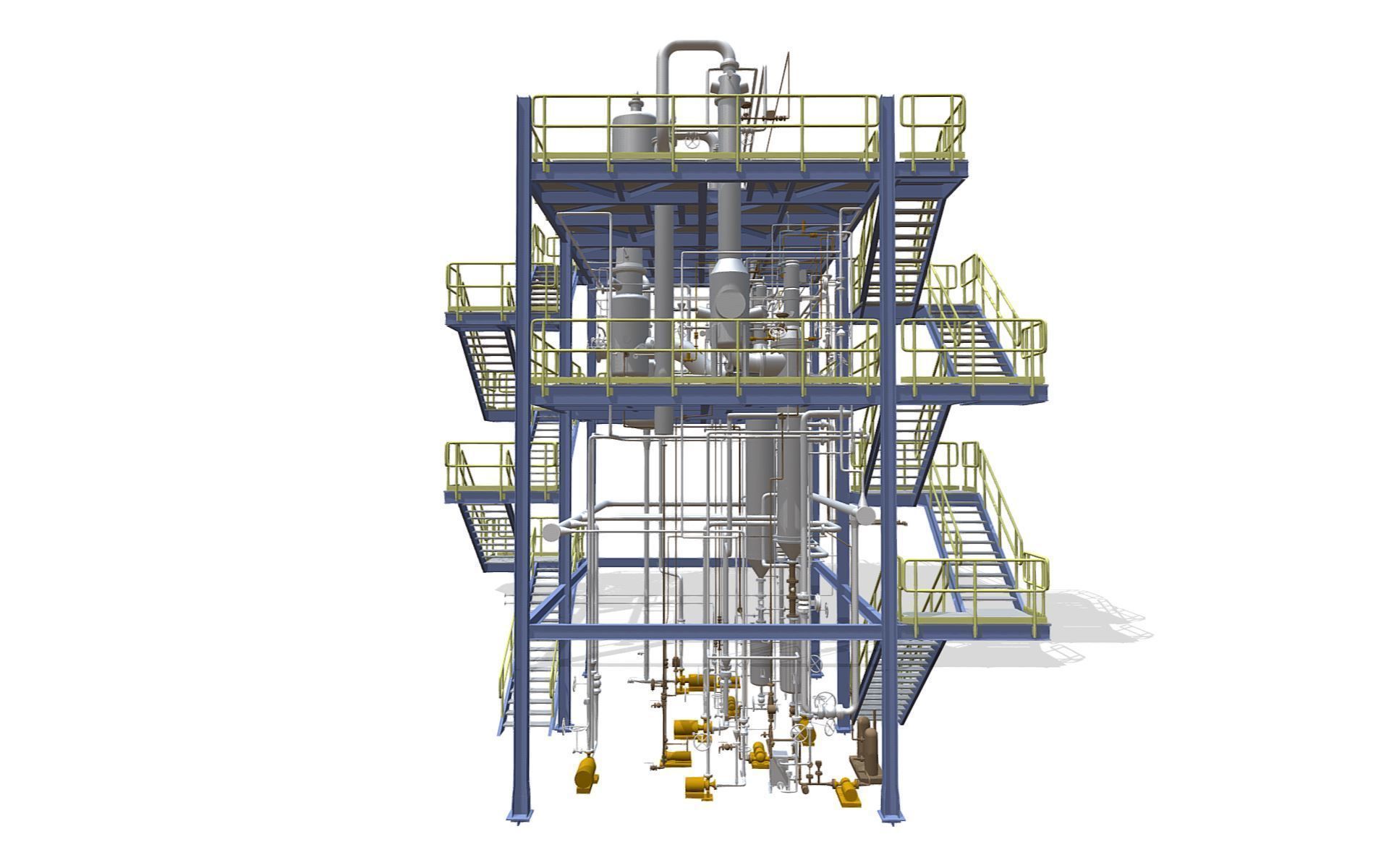 Process Plant UAE - Assembly 3D print model_2