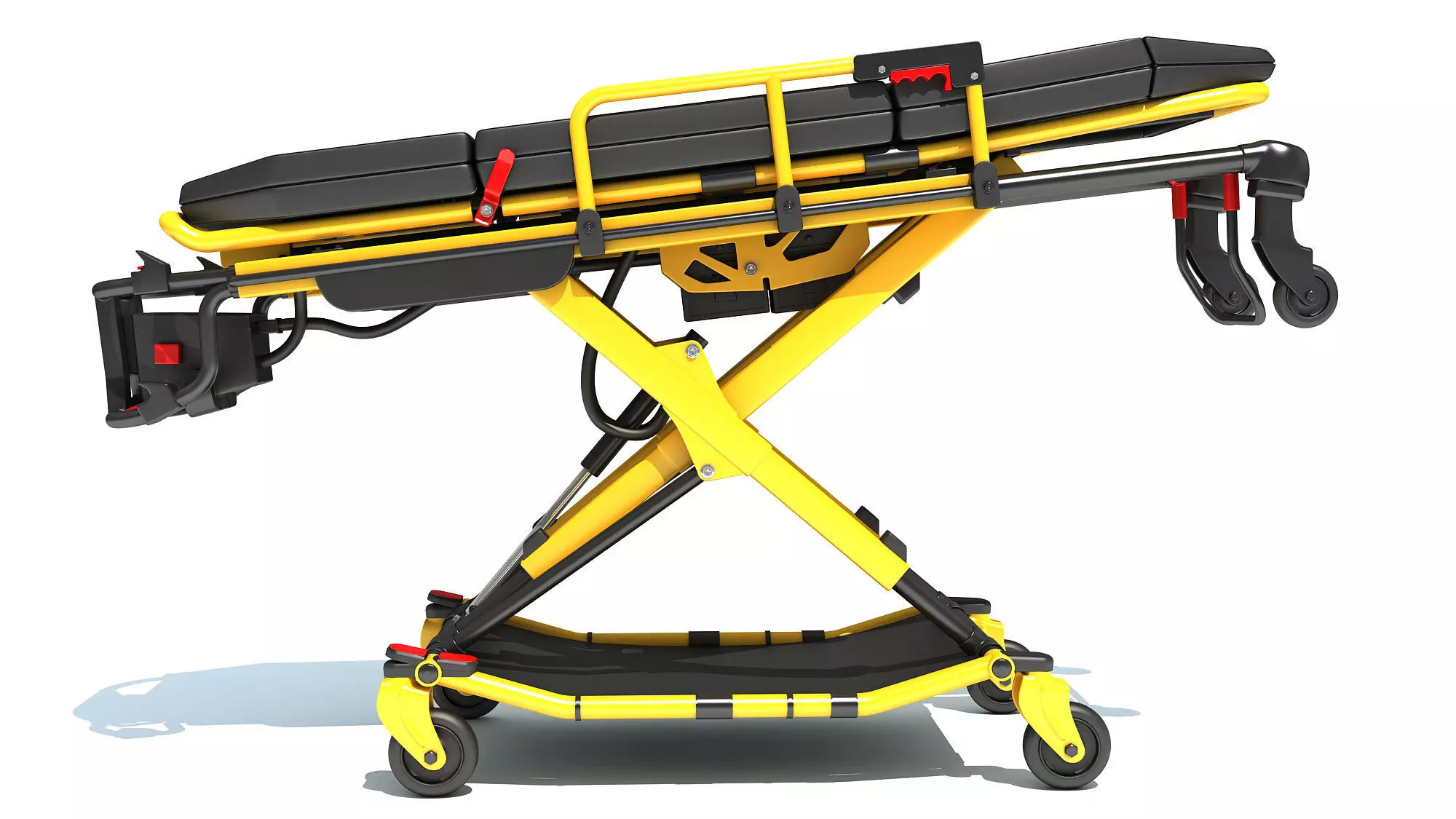 Ambulance Stretcher Trolley 3D model