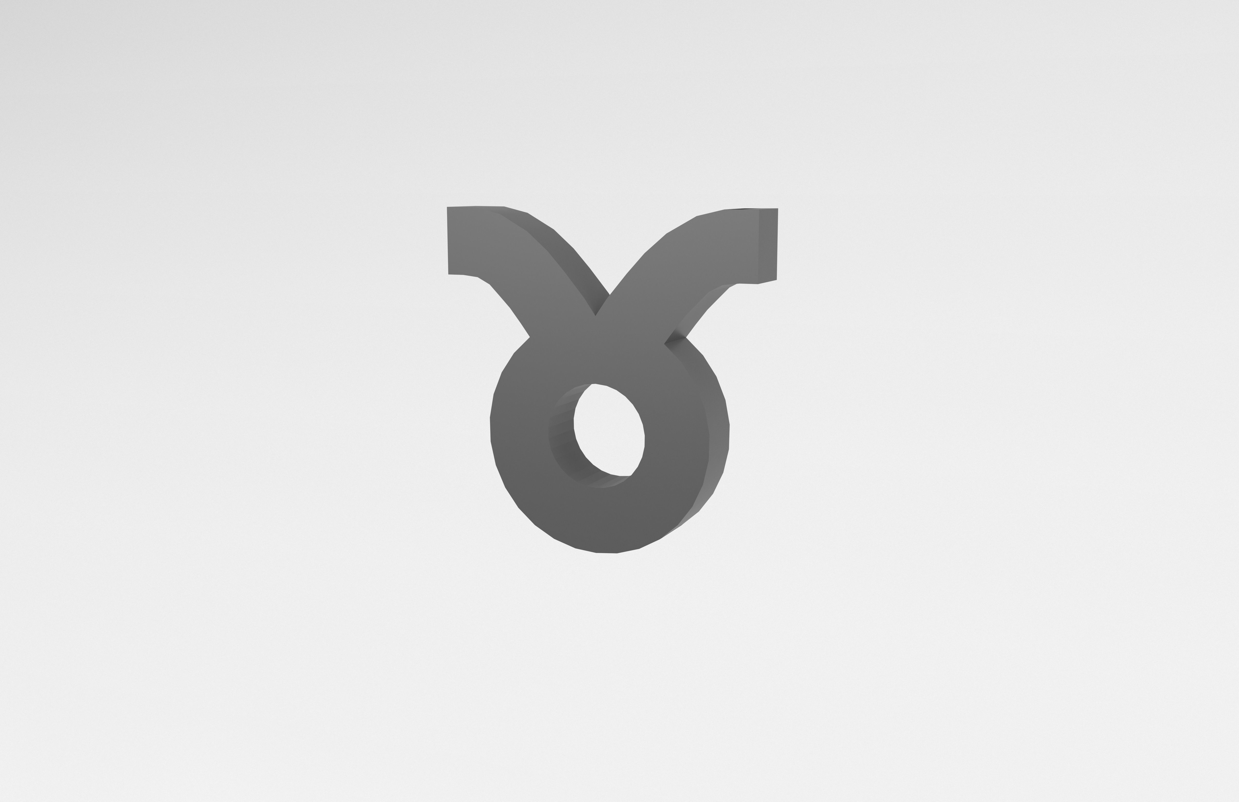 Taurus v1 001 Low-poly 3D model_3