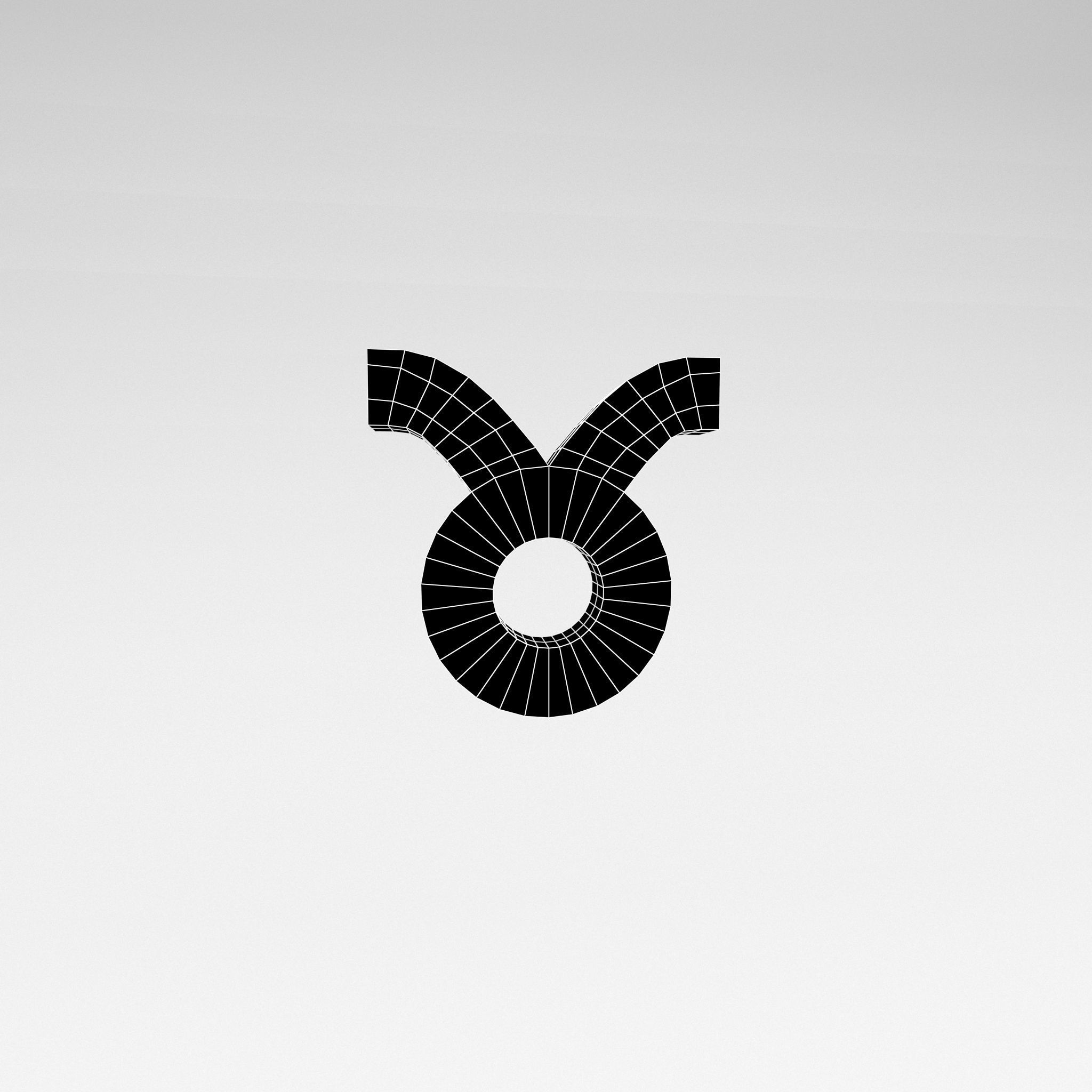 Taurus v1 001 Low-poly 3D model_5