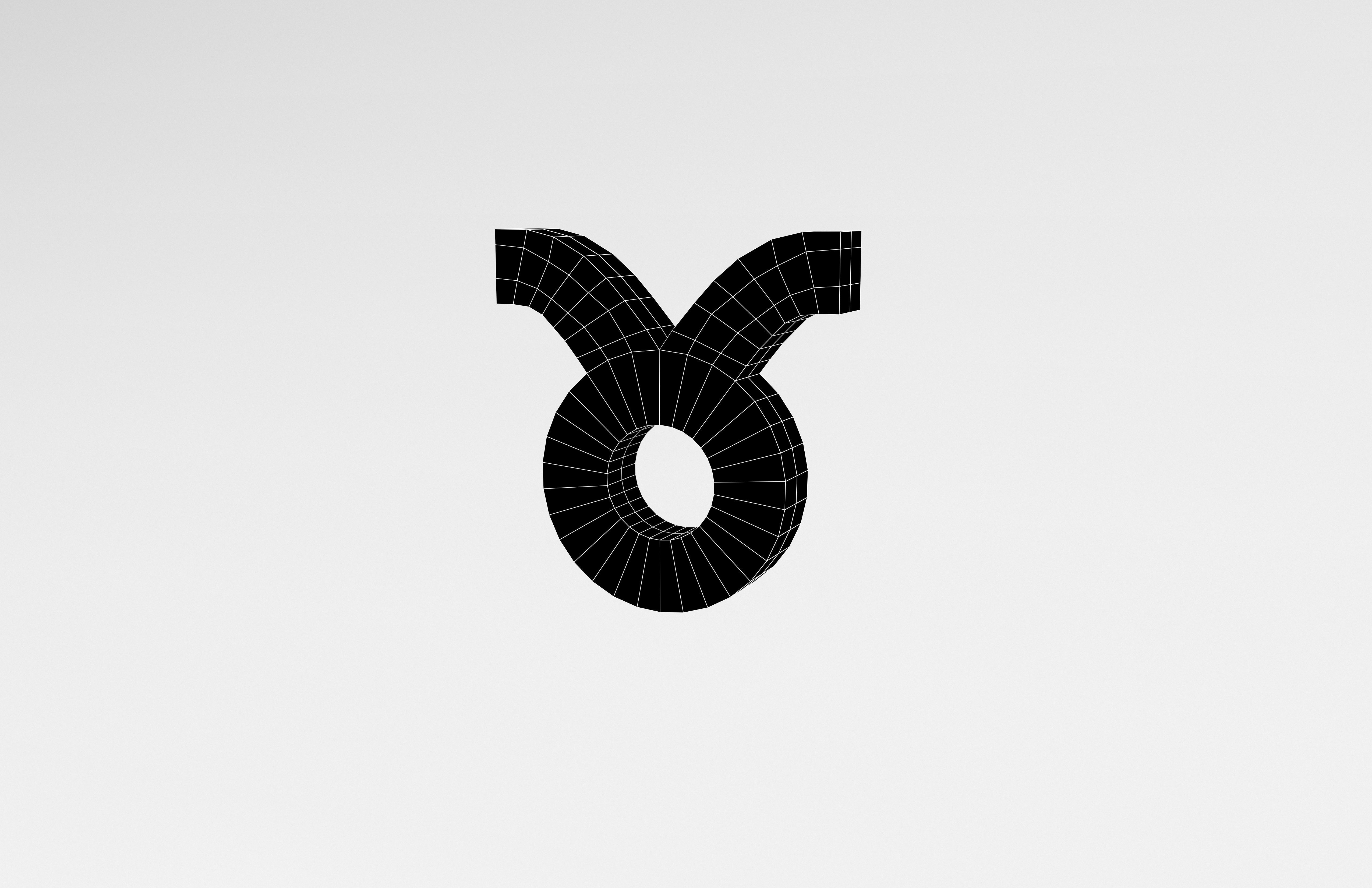 Taurus v1 001 Low-poly 3D model_7