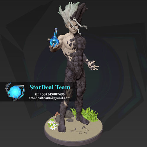 Senku - Dr Stone - STL 3D print model