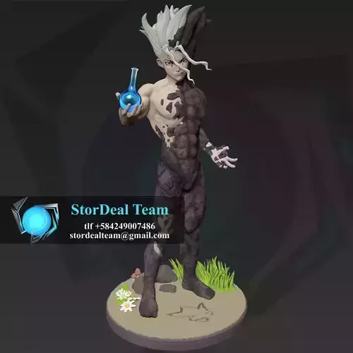 Senku - Dr Stone - STL 3D print model
