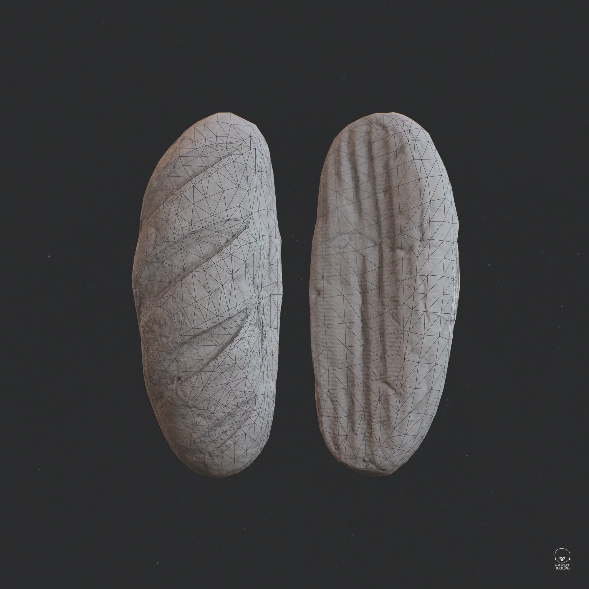 Baton based on scan Low-poly 3D model_5