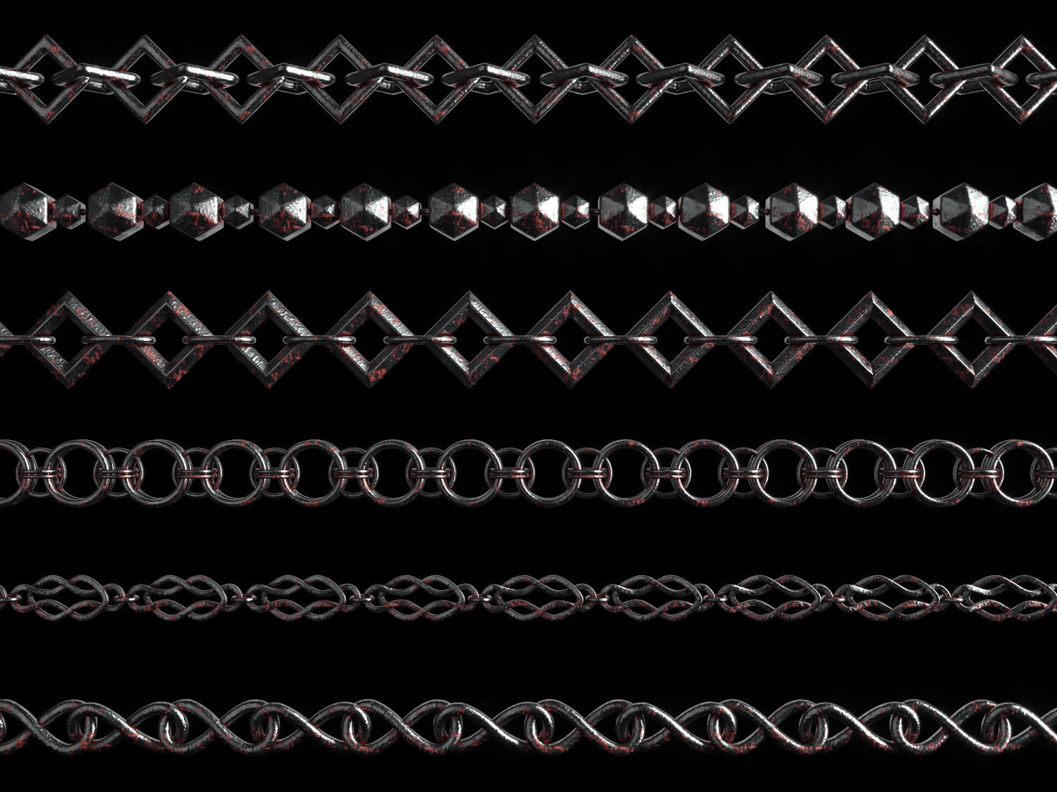 30 IMM CHAIN CURVE BRUSH 3D model_3