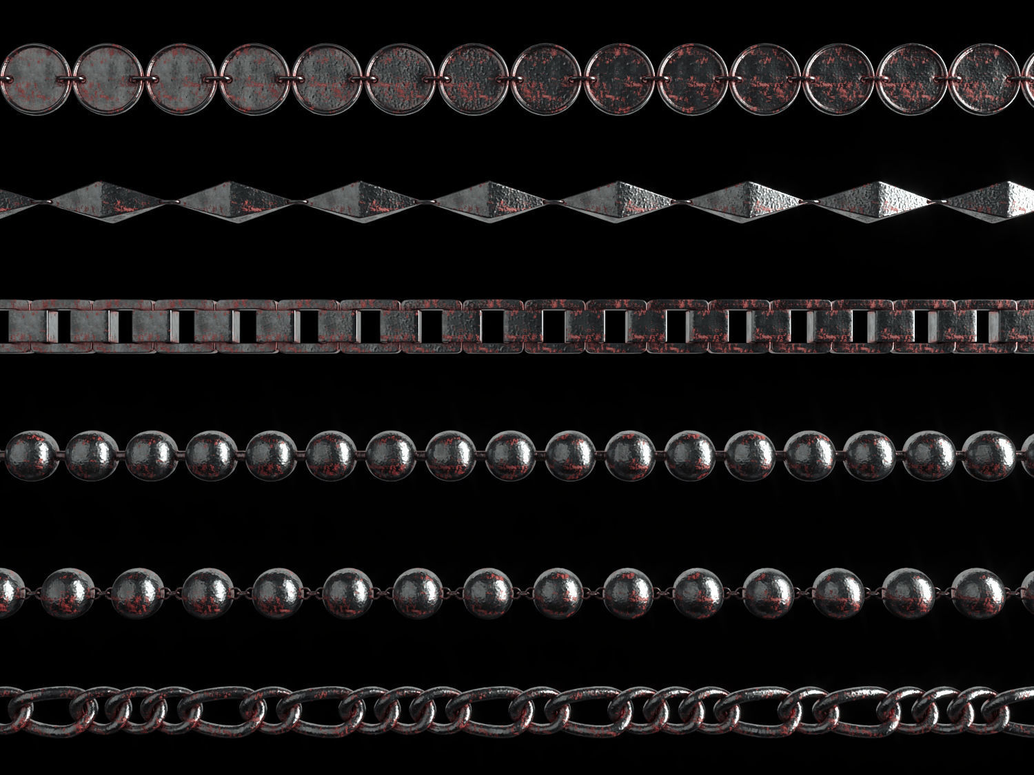 30 IMM CHAIN CURVE BRUSH 3D model_5