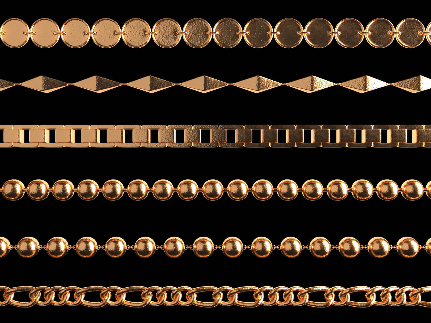 30 IMM CHAIN CURVE BRUSH 3D model_4