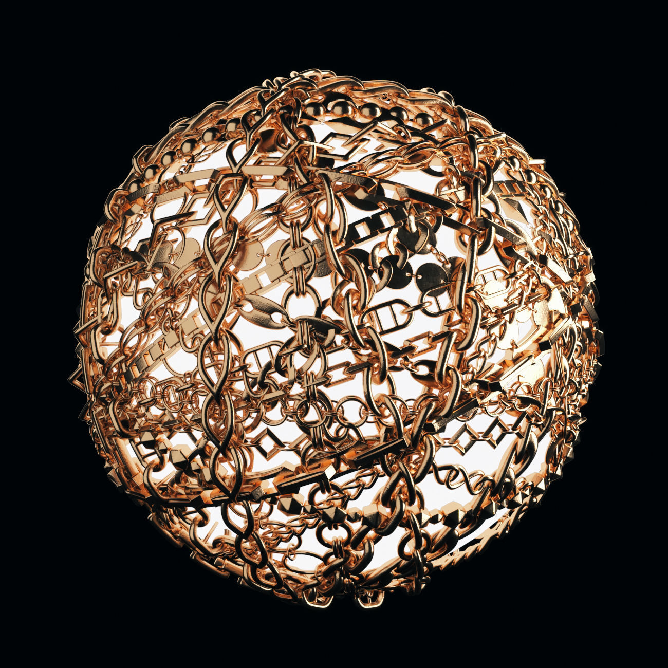 30 IMM CHAIN CURVE BRUSH 3D model_15