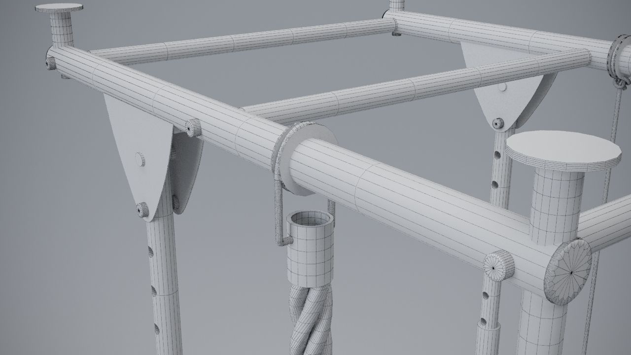 Swedish Wall Free 3D model_16