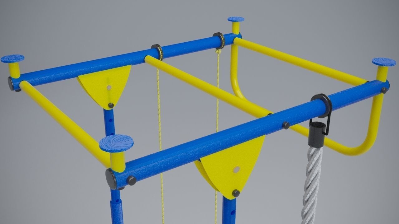 Swedish Wall Free 3D model_7