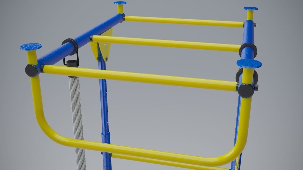 Swedish Wall Free 3D model_10