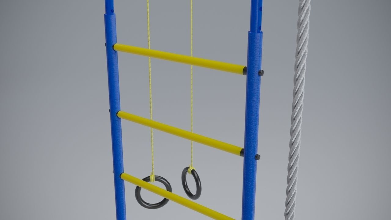 Swedish Wall Free 3D model_12