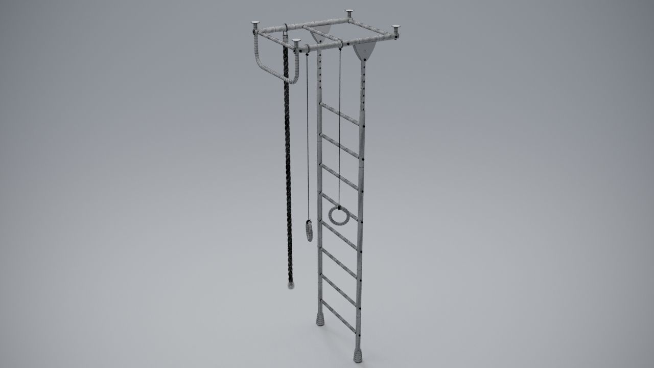 Swedish Wall Free 3D model_13