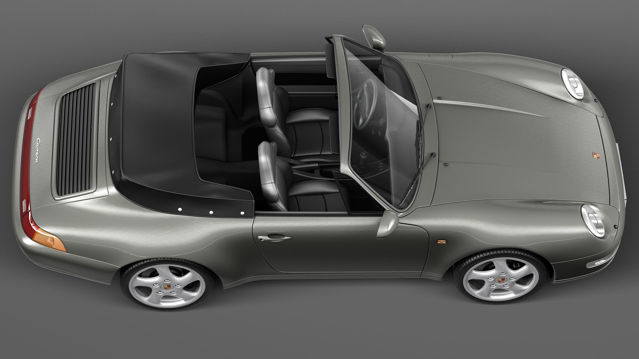 Porsche 911 993 Carrera Cabrio 1994-1997 3D model_7