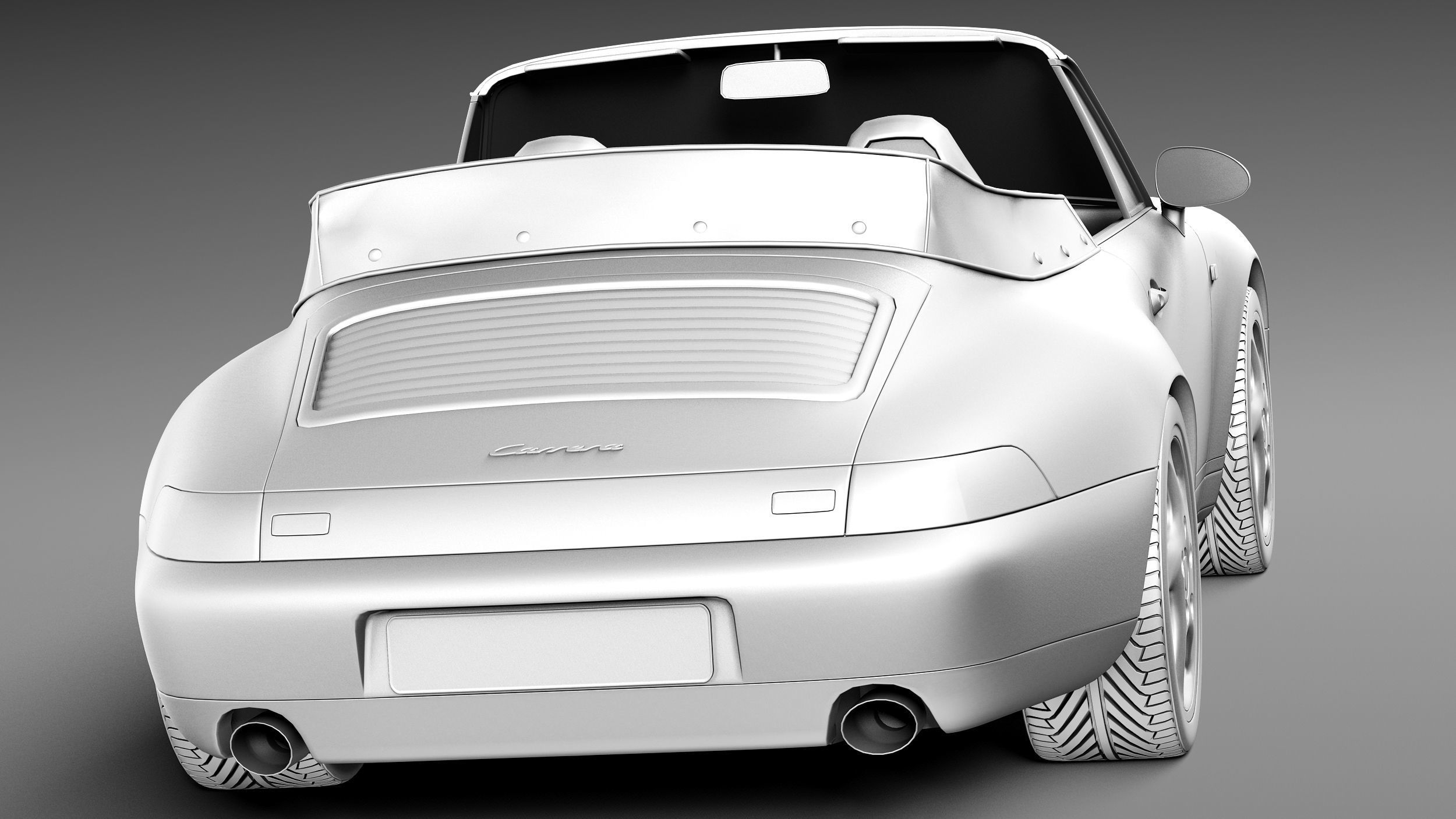 Porsche 911 993 Carrera Cabrio 1994-1997 3D model_13