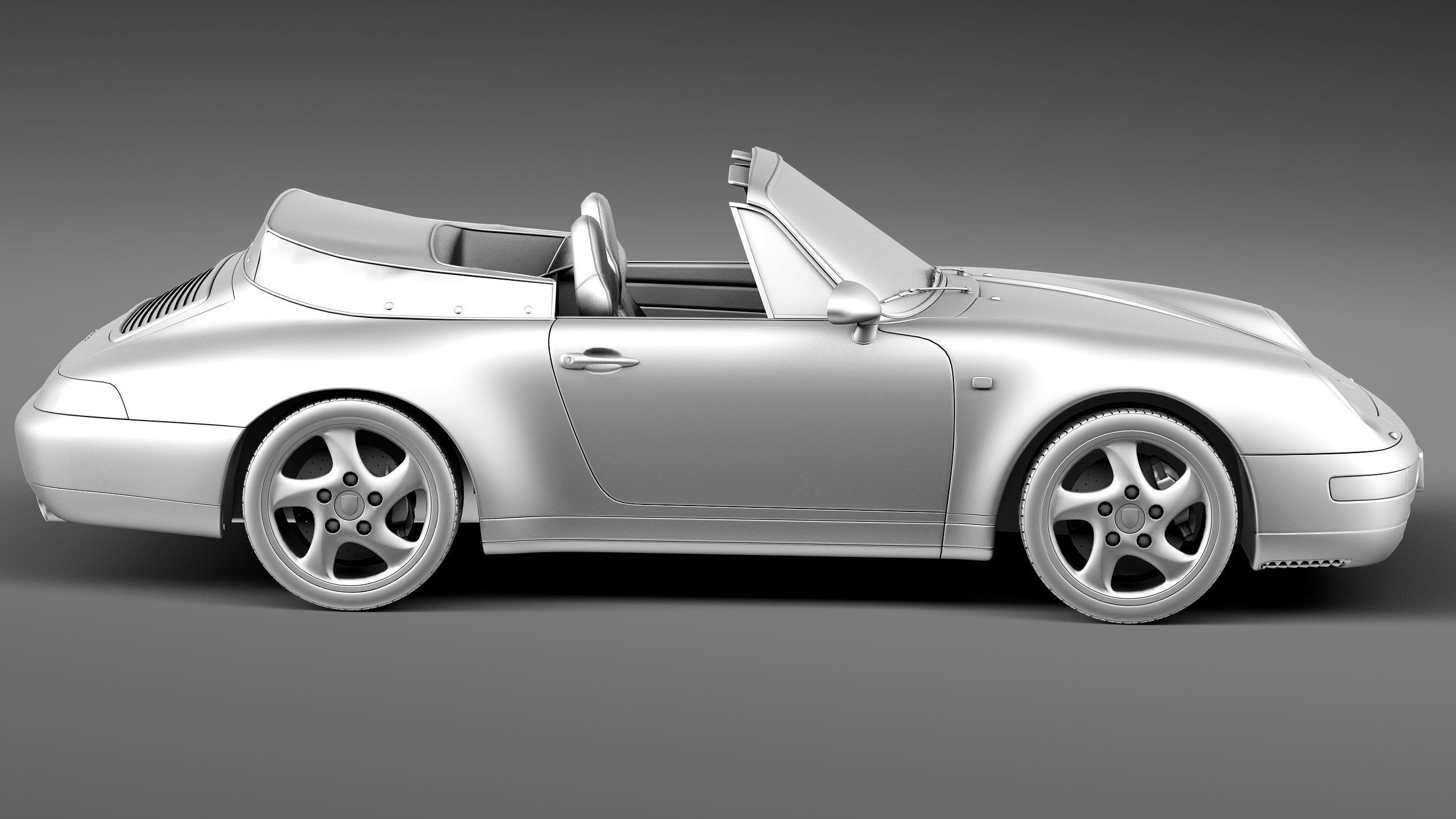 Porsche 911 993 Carrera Cabrio 1994-1997 3D model_14
