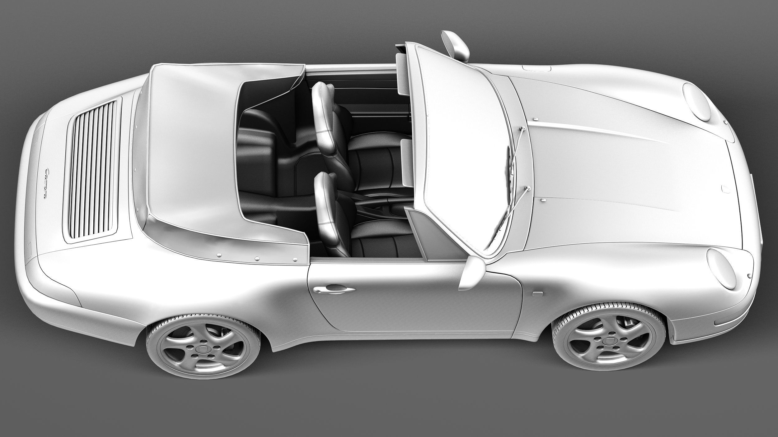 Porsche 911 993 Carrera Cabrio 1994-1997 3D model_15