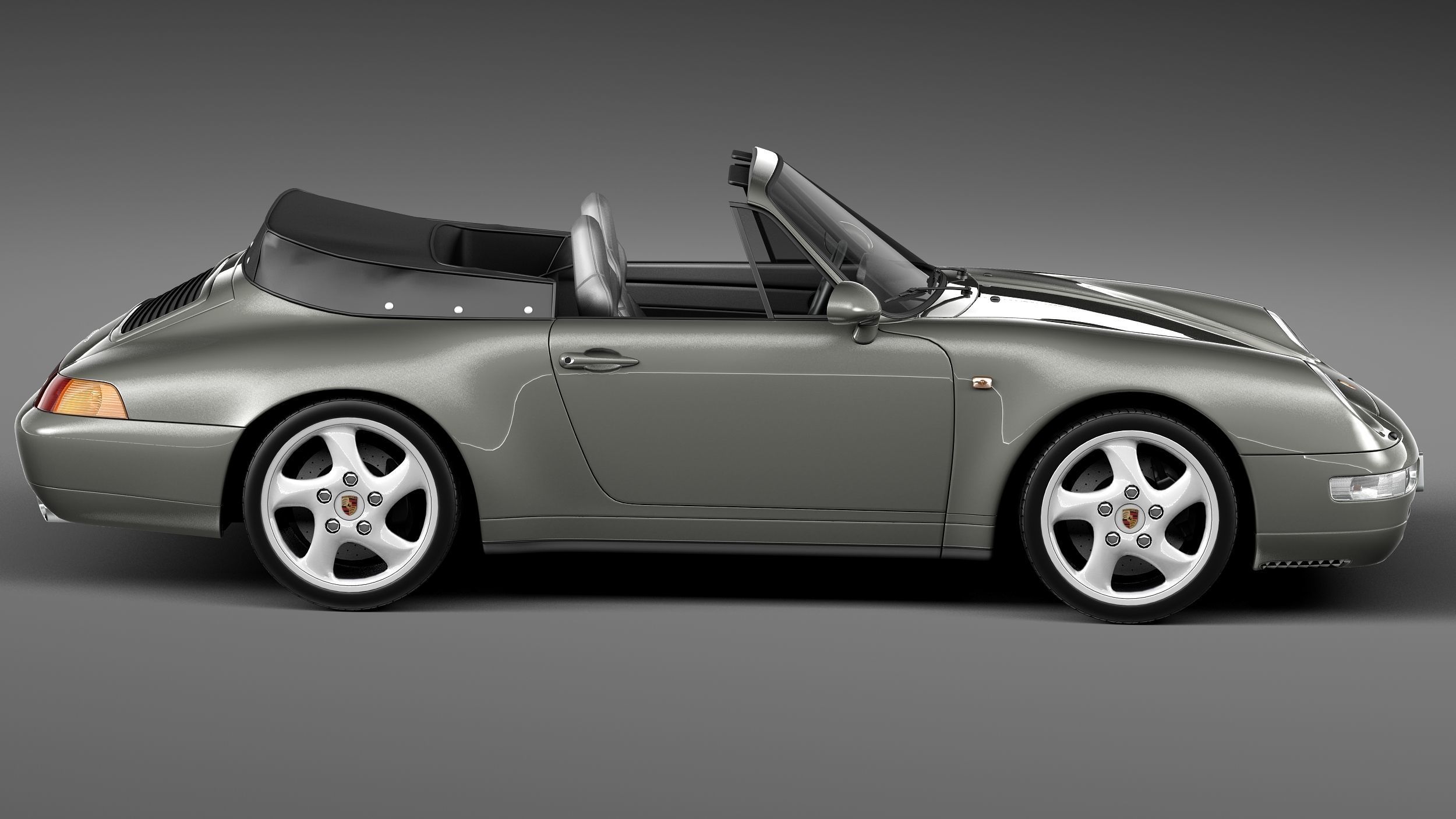 Porsche 911 993 Carrera Cabrio 1994-1997 3D model_6