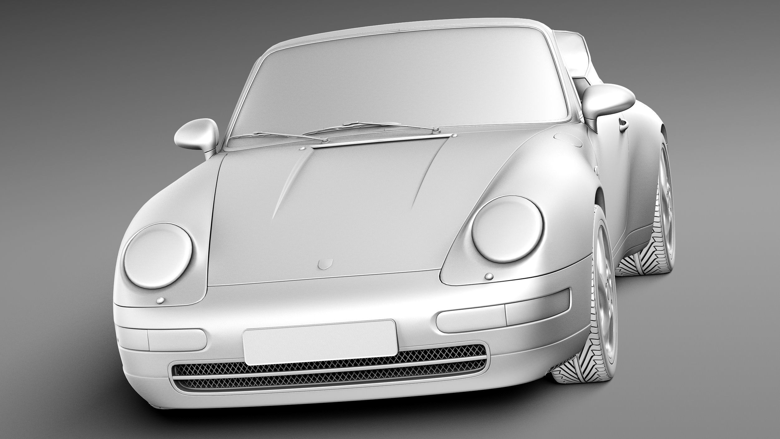 Porsche 911 993 Carrera Cabrio 1994-1997 3D model_9