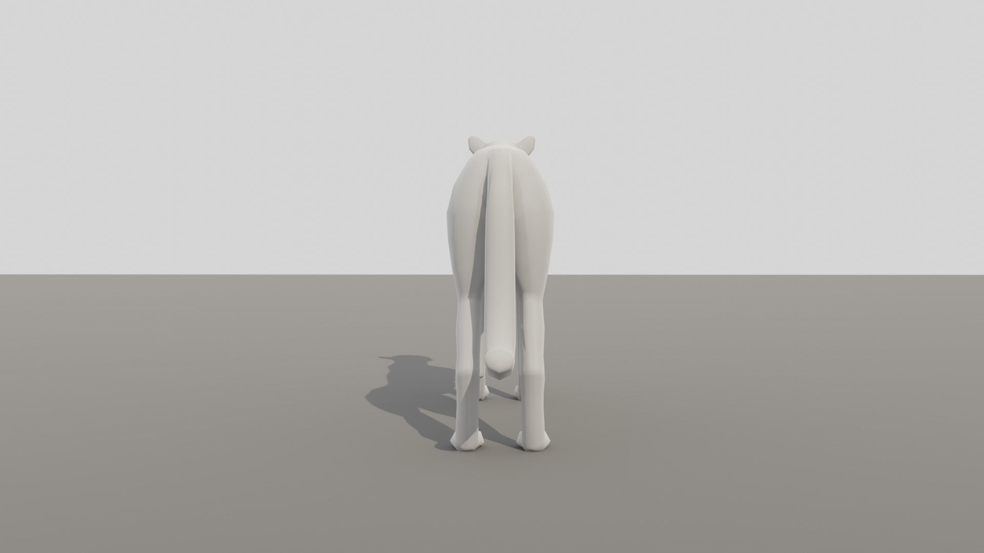 Cheetah Low-poly 3D model_9