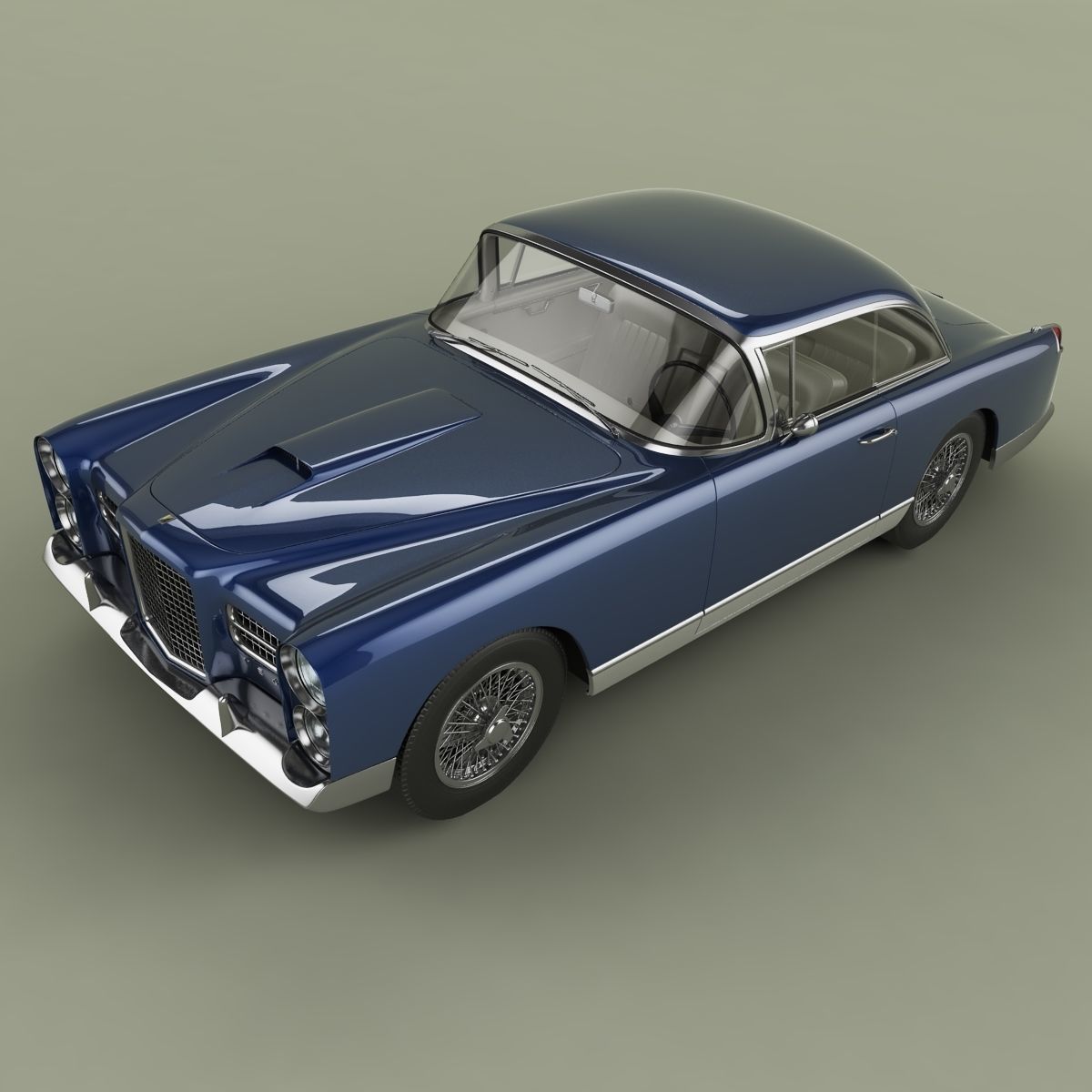 Facel Vega FV3B 3D model_5