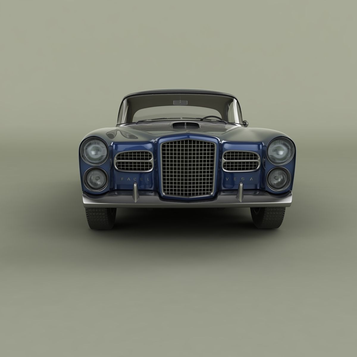 Facel Vega FV3B 3D model_4