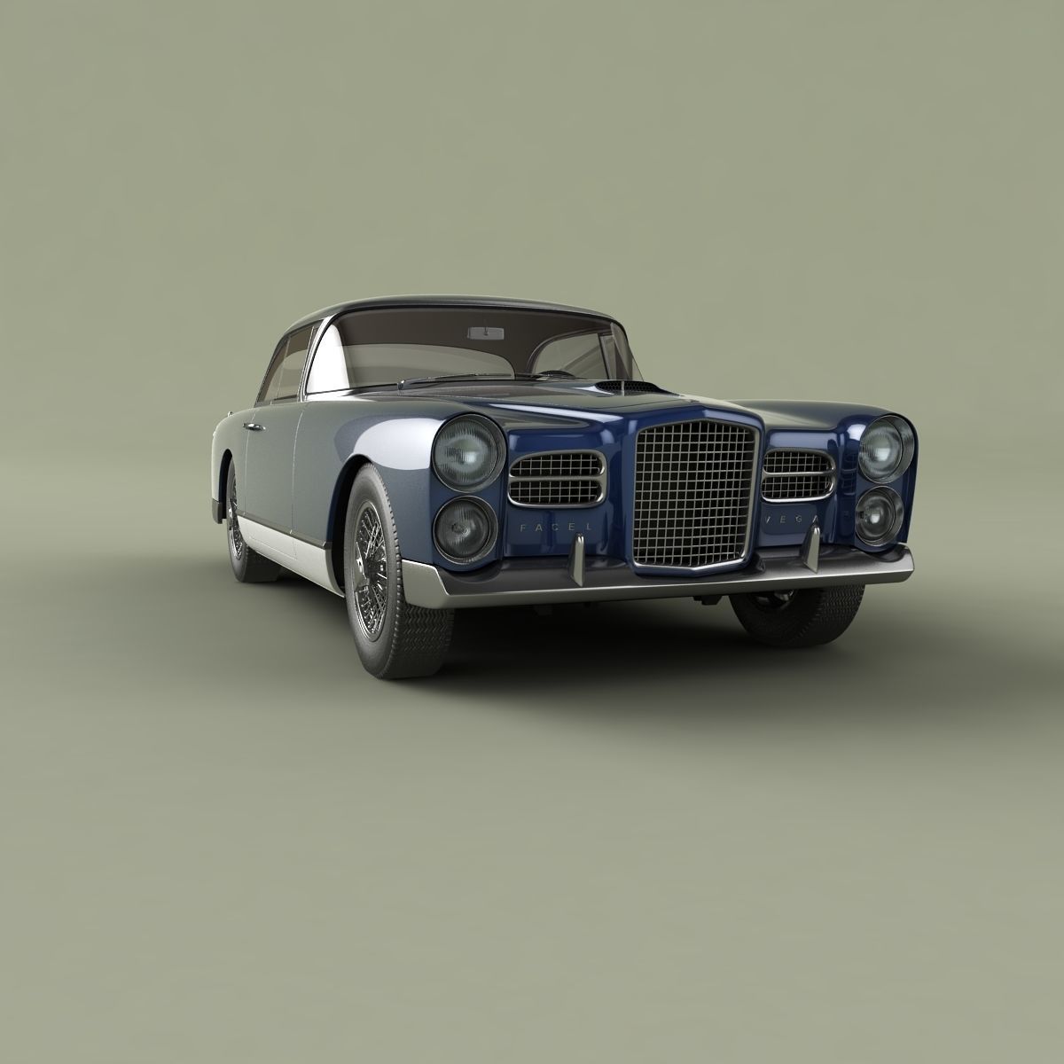 Facel Vega FV3B 3D model_9