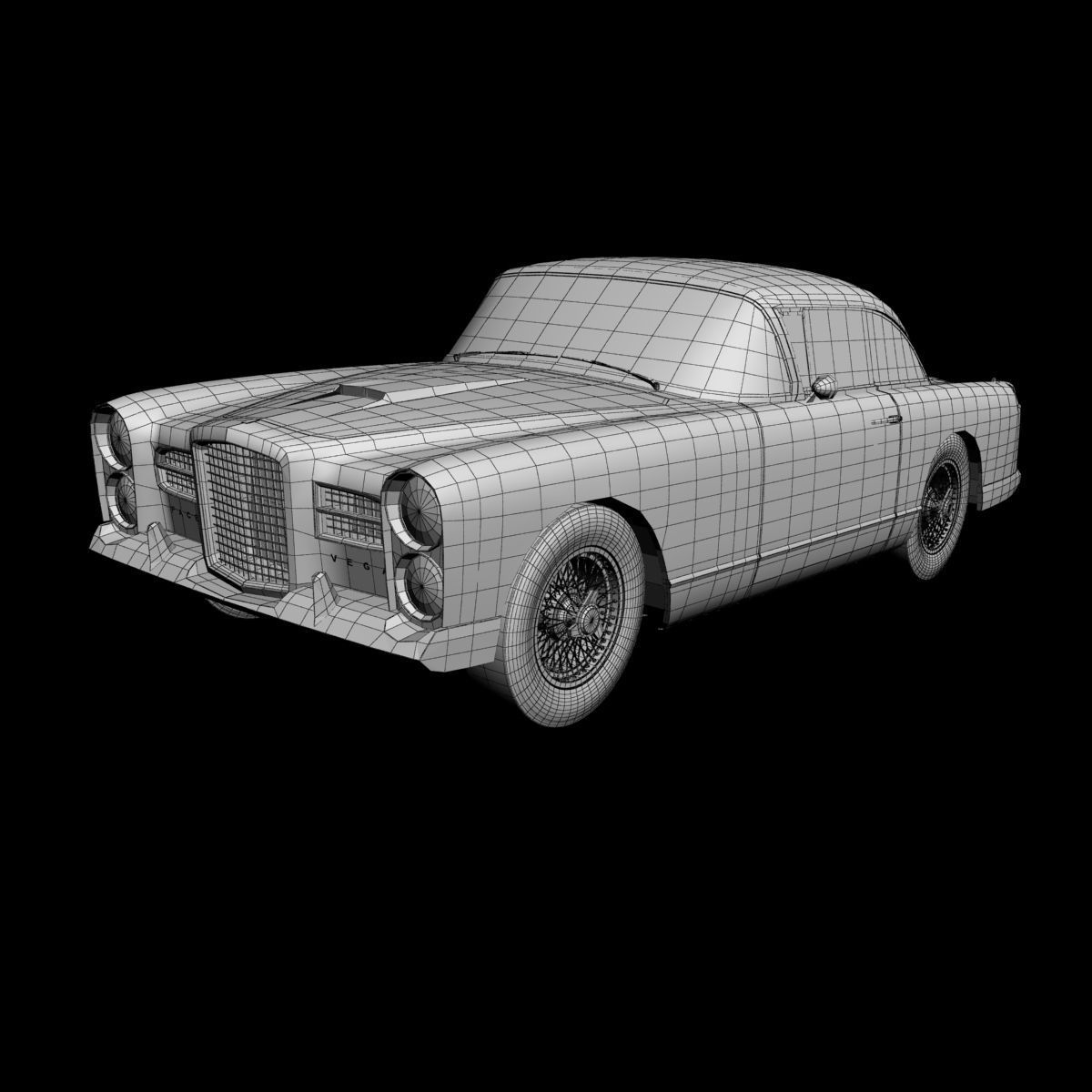 Facel Vega FV3B 3D model_13