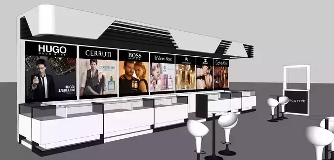 Booth design For Perfume