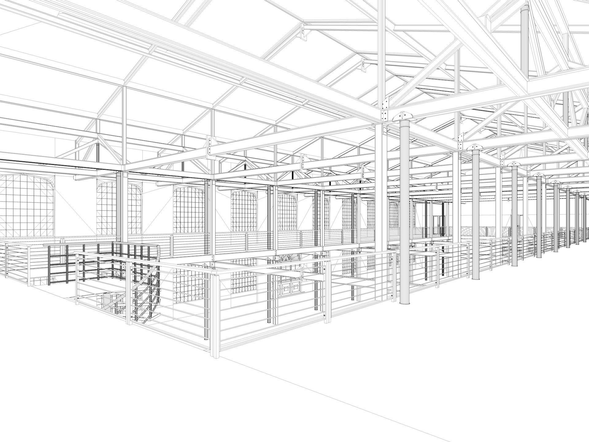 Loft Hall  3D model_26