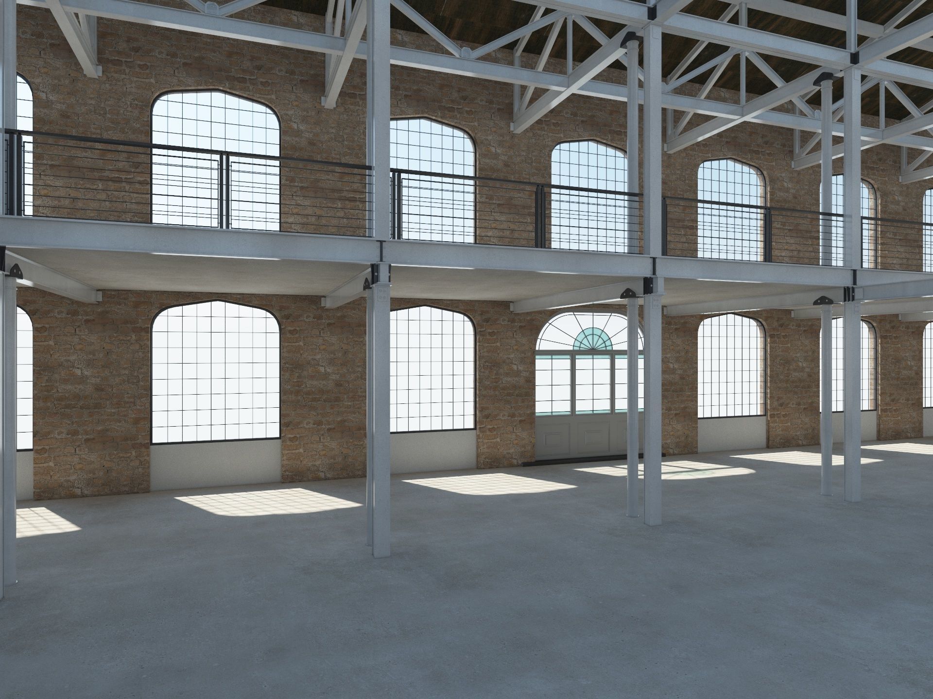 Loft Hall  3D model_2