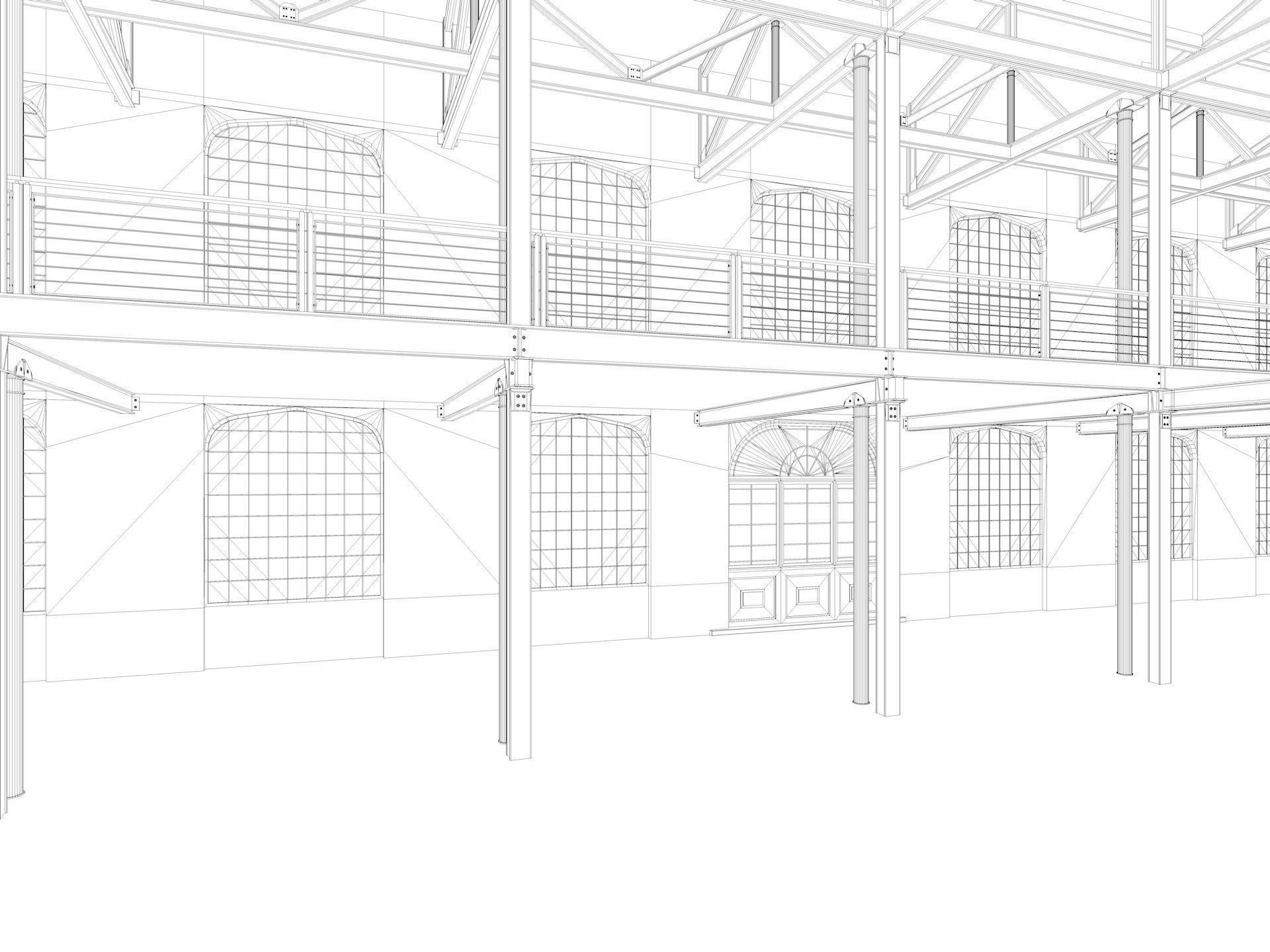 Loft Hall  3D model_19