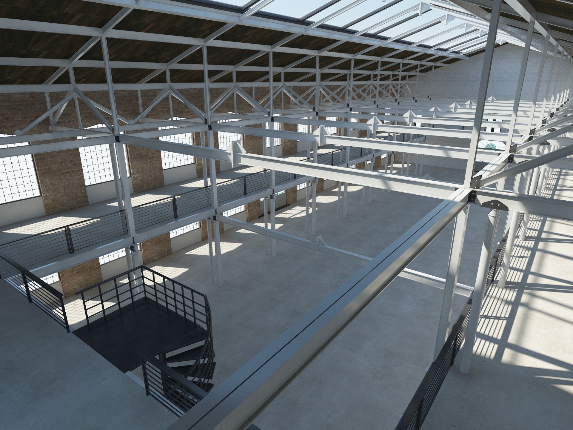 Loft Hall  3D model_5