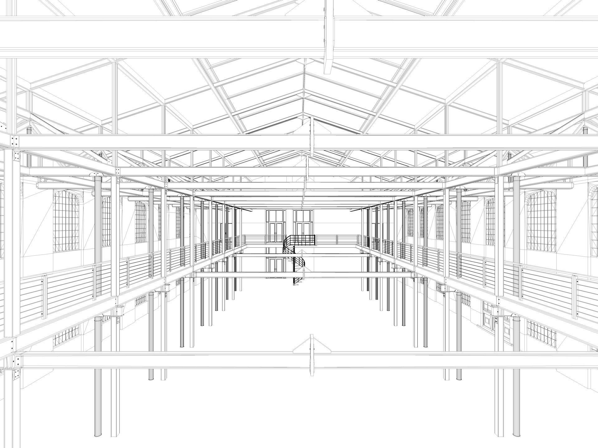 Loft Hall  3D model_28