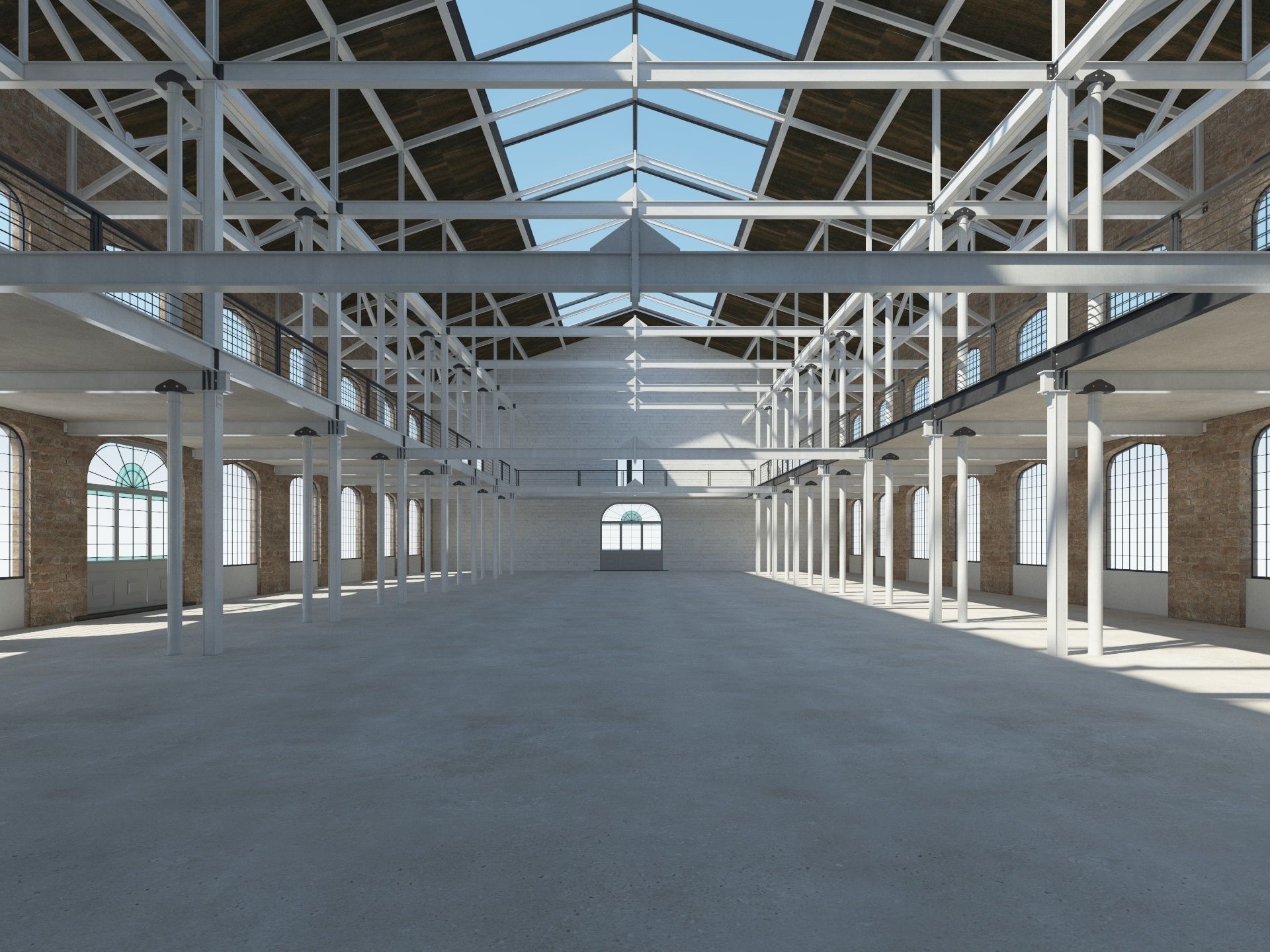 Loft Hall  3D model_6