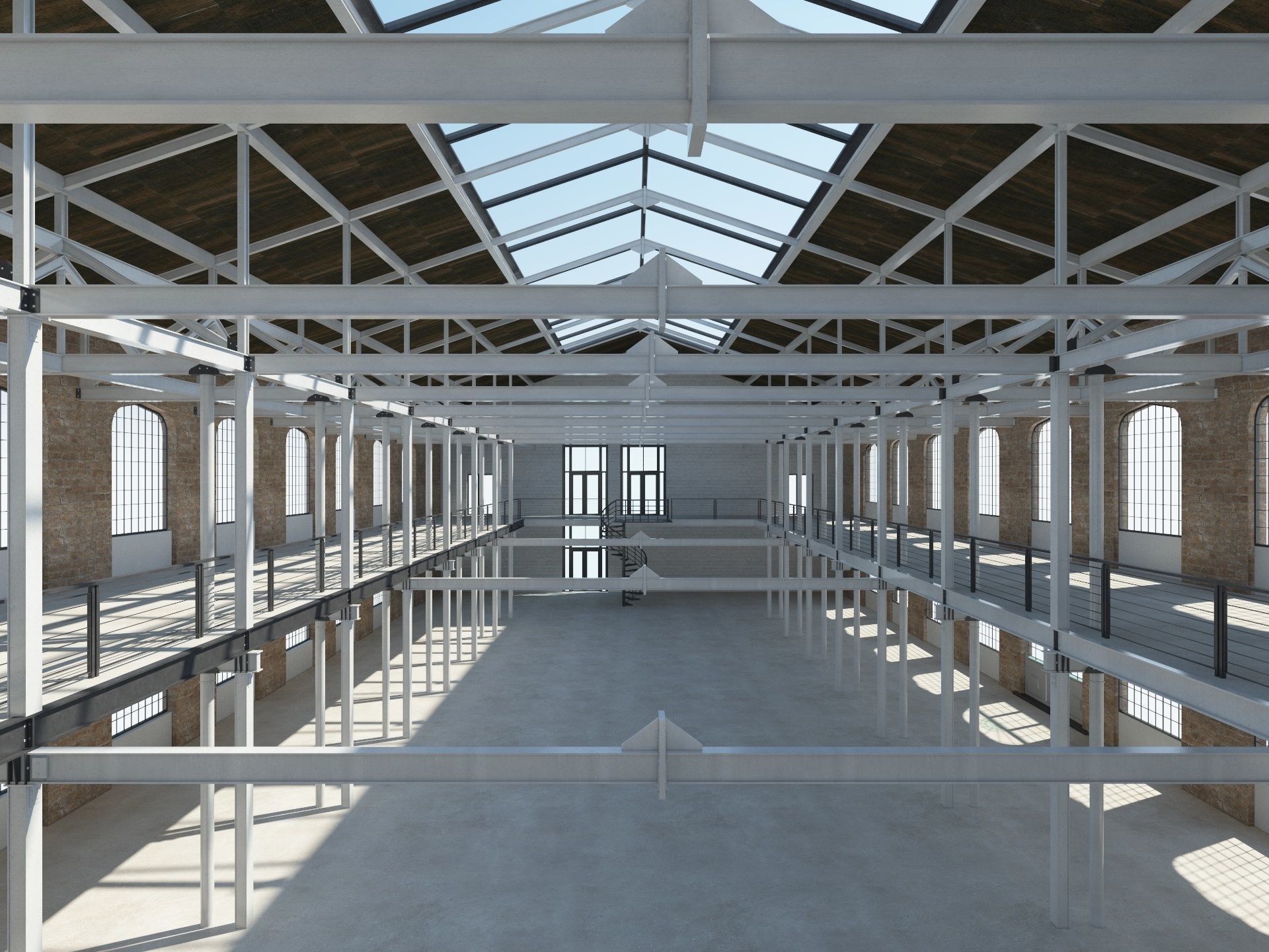 Loft Hall  3D model_11